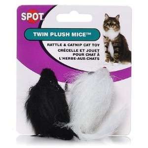  Ethical Pet Products Miami Mice Twin Pack Black & White Spot 
