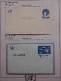 UNITED NATIONS  Beautiful collection of singles & Inscription Blocks 