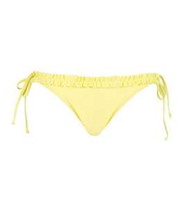 Yellow (Yellow) Frill Tie Side Bikini Briefs  239126385  New Look