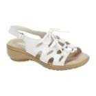 Cobbie Cuddlers Womens Michaelene Ghille Slingback WW   White