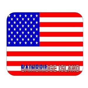  US Flag   Bainbridge Island, Washington (WA) Mouse Pad 