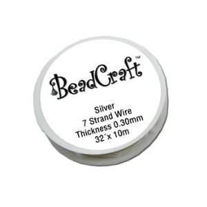  BEADING TOOLS 7 STRAND WIRE .50MM SILVER