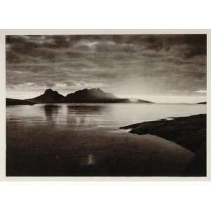  1930 Midnight Sun Bodo Norway Photogravure VERY NICE 