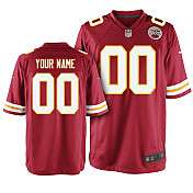 Mens Nike Kansas City Chiefs Customized Game Team Color Jersey (S 4XL 
