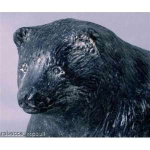 Wolf Original Sculpture Handmade Polar Bear Figurine  