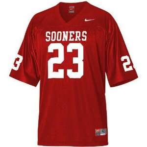  Oklahoma Sooners #23 NCAA Youth Replica Football Jersey by 