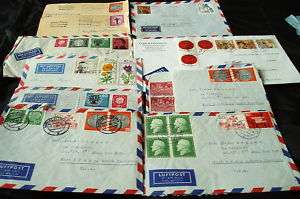 Germany Collection of covers to US,most 1950s,60s B7  