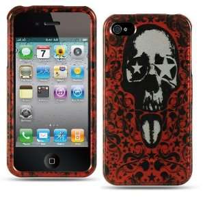  Apple Iphone 4, 4s Phone Protector Hard Cover Red Star Eye 