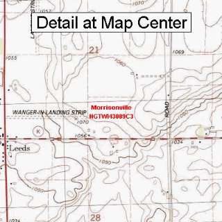   Map   Morrisonville, Wisconsin (Folded/Waterproof)