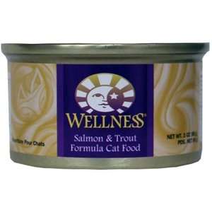   Wellness Complete Health Cat Food Salmon & Trout, 3 oz   24 Pack Pet
