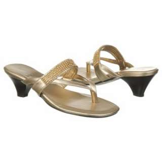 Womens Ann Marino Imani Gold Shoes 