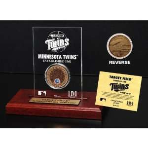  2010 MLB Infield Dirt Coin Etched Acrylic