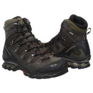 Mens Salomon Quest 4D GTX Olive/Black Shoes 