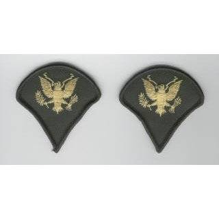  U.S. Army Pair of Specialist Dress Green Rank Patches 3 