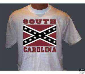 South Carolina Confederate Flag T Shirt  