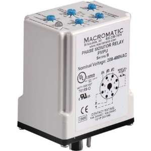  MACROMATIC PMPU 3Phase Line Monitor,SPDT,8Pin,208 480VAC 