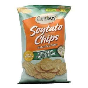  GeniSoy SOYTATO CHIP SOUR CRM 4.76oz12 Health & Personal 