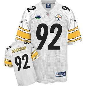  James Harrison Pittsburgh Steelers Super Bowl White 