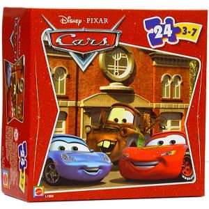  Disney Pixar Cars Racing Lightning McQueen 24 Piece Puzzle 
