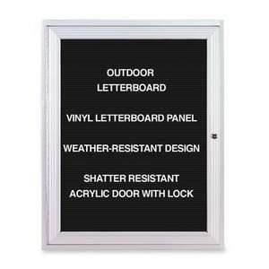  GHEPA13624BXBK   Outdoor Enclosed Letterboards,1 Door,3x2 
