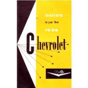 1959 CHEVROLET Full Line Owners Manual User Guide