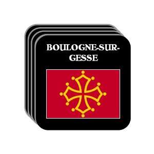 Midi Pyrenees   BOULOGNE SUR GESSE Set of 4 Mini Mousepad Coasters