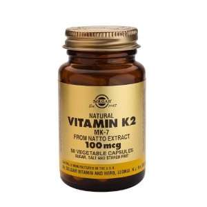  Solgar   Natural Vitamin K2 (MK 7) 100 mcg Vegetable 