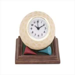  Golf Ball and Tees Desk Clock CT 37543