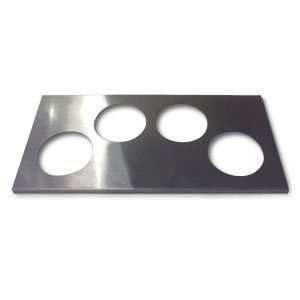  APW Wyott 56640 4 Hole Adapter Plate with 6 1/2 Openings 