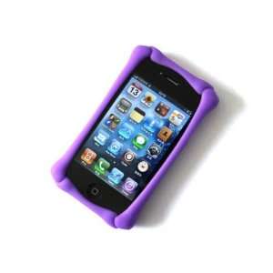  Bones Purple Soft Rim for iPhone 4/4S Cell Phones & Accessories