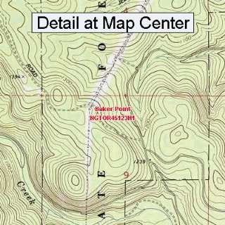   Map   Baker Point, Oregon (Folded/Waterproof)
