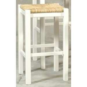 LINON 24 INCH WHITE BEECH BACKLESS STOOL SET OF 2   425YWHT 02 AS