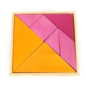  Pink/ Orange Tangram with Instructions Toys & Games