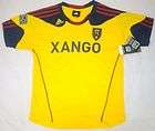 salt lake xango youth jersey stitched badge yellow mls ort