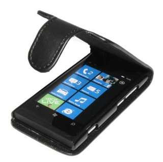 Handy Tasche Case Etui Flip V2 für Nokia Lumia 800 / Handytasche 