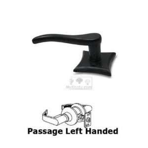     passage left handed curved lever with concave