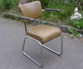 Stahlrohr Stuhl Art Deco Bauhaus Drabert Breuer Linie  