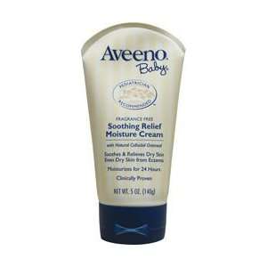  Aveeno Baby Soothing Relief Moisture Cream, 5 oz (Pack of 