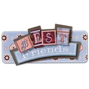   Karen Foster 3 D Title Sticker   Best Friends Arts, Crafts & Sewing