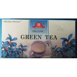Boom Brand Organic Green Tea Herbal Tea 20 Tea Bags