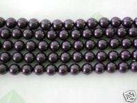 100 Dark Purple Swarovski Crystal Beads Pearls 5810 4mm  