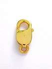 NEW SOLID 10K YELLOW GOLD LARGE LOBSTER CLAW CLASP NICE  