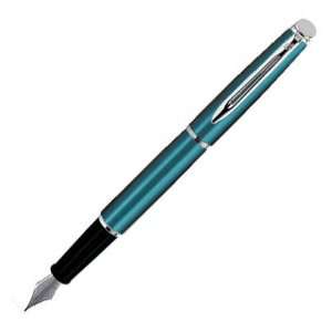  Waterman Hemisphere Metallic Blue Medium Point Fountain Pen 