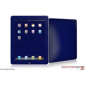  iPad Skin   Carbon Fiber Blue   fits Apple iPad by 
