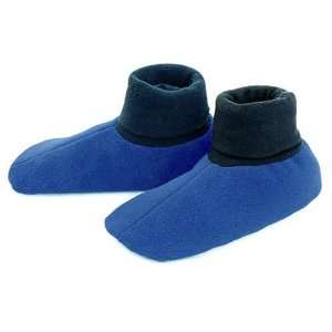 TAIGA Fleece Booties Foot Warmers, Royal Blue, Mens 