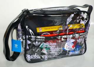 Adidas Retro Clear Airliner Messenger Bag Tasche NEU  
