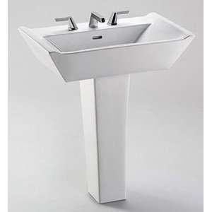 Toto Ethos LT690.8G 01 27 1/2 x 19 5/8 8 Pedestal Lavatory Cotton 