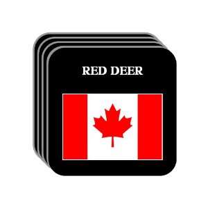  Canada   RED DEER Set of 4 Mini Mousepad Coasters 