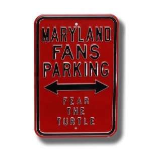  MARYLAND FEAR THE TURTLE Parking Sign