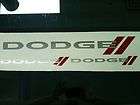 three dodge racing decals stickers set rt srt stripe ram